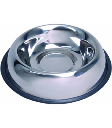 Miska 0.25 l.metalowa na gumie