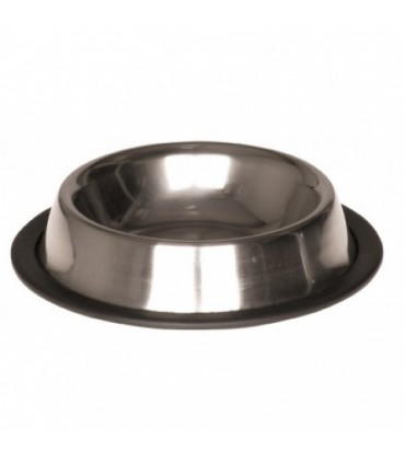 Miska 0.45 l. metalowa na gumie