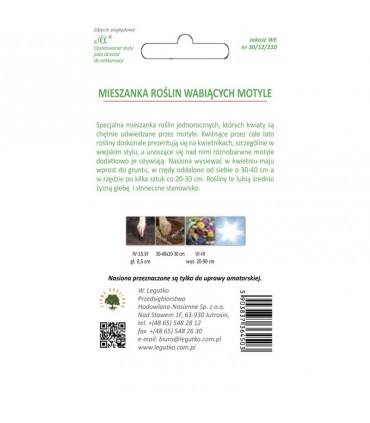 L - MIESZANKA KWIATÓW WABIĄCYCH MOTYLE 1g /2/