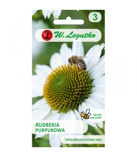L - RUDBEKIA PURPUROWA JEŻÓWKA BIAŁA 0,5g /2/