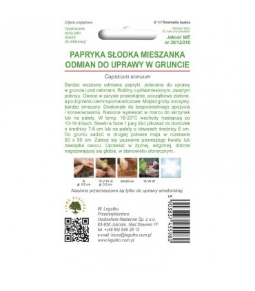 LW - PAPRYKA GRUN. MIESZANKA ODMIAN 0,5G /6/