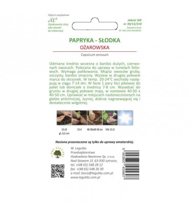 LW - PAPRYKA SŁODKA OŻAROWSKA 0,5g /3/