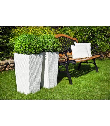 DONICZKA FINEZJA 350x350 RATTAN - BIAŁY
