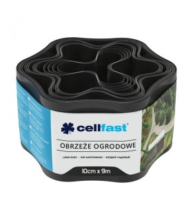 OBRZEŻE OGRODOWE CZARNE 10cm x 9m