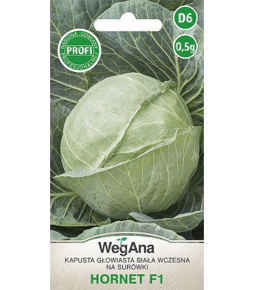W KAPUSTA BIAŁA HORNET (F1) 0,5g /D6/