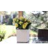 DONICZKA JUKA 400x400 rattan recycled - czarny
