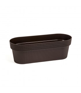 SKRZYNKA BALKON. JERSEY 500 - MOKKA