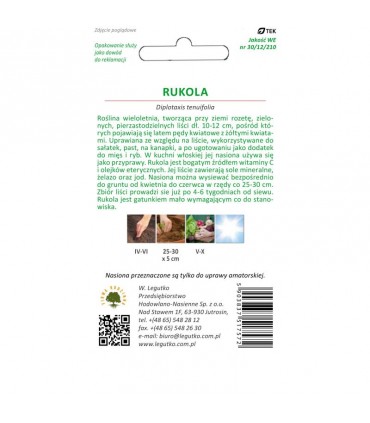 LW - RUKOLA WIELOLETNIA DIPLOTAXIS TENUI 0,5G /2/