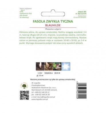 LW - FASOLA TYCZNA BLAUHILDE 10g /3/
