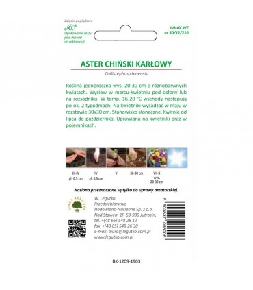 L - ASTER CHIŃSKI KARŁ. MIX 1,25g /1/