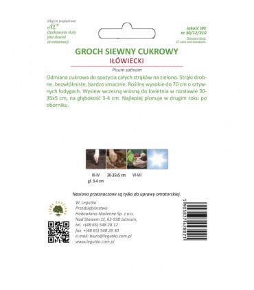 LW - GROCH SIEWNY CUKROWY IŁÓWIECKI 40g /2/