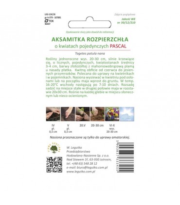 L - AKSAMITKA ROZP. PASCAL 1g /2/