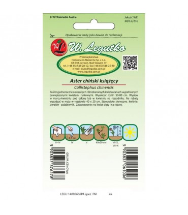 L - ASTER CHIŃSKI KSIĄŻĘCY MIX 1,25g /1/