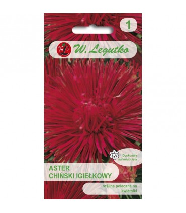 L - ASTER CHIŃSKI IGIEŁK. CZERWONY 1g /1/