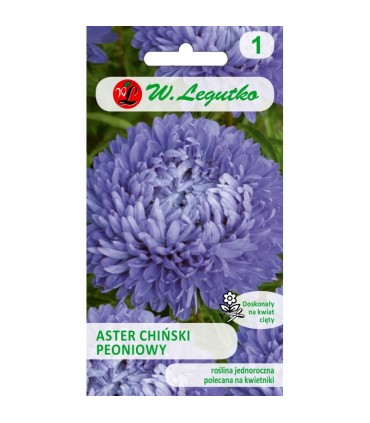 L - ASTER CHIŃSKI PEONIOWY NIEBIESKI 1g /1/