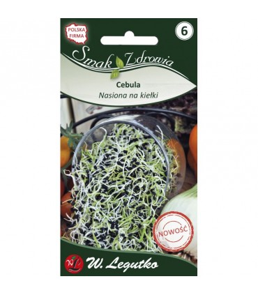 L - NK KIEŁKI NASIONA CEBULA 10g /6/