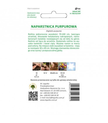 L - NAPARSTNICA PURPUROWA FOXY MIX 0,5g /1/
