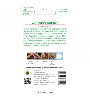 L - ZATRWIAN WRĘBNY ŻÓŁTY 0,3g /2/