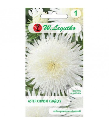 L - ASTER CHIŃSKI KSIĄŻĘCY BIAŁY 1g /1/