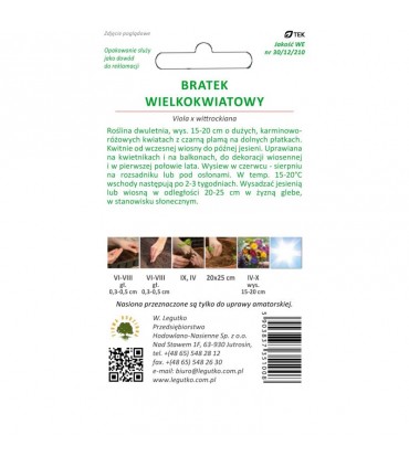 L - BRATEK WLK CLARET KARMIN Z PLAMĄ 0,5g /2/