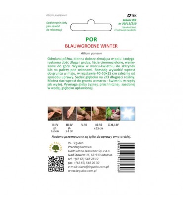 LW - POR BLAUWGROENE WINTER 1G /2/
