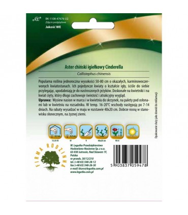 L - LUX ASTER CHIŃSKI IGIEŁK. CINDERELLA 0,5g /3/