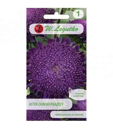 L - ASTER CHIŃSKI KSIĄŻĘCY FIOLETOWY 1g /1/