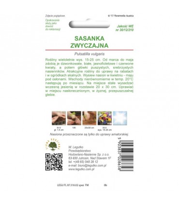 L - SASANKA ZWYCZAJNA MIX 0,1g /2/