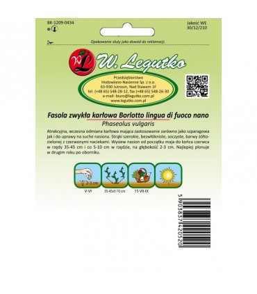 LW - FASOLA KARŁOWA BORLOTTO 40G /5/