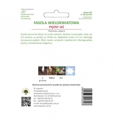 LW - FASOLA TYCZNA PIĘKNY JAŚ  40G /5/