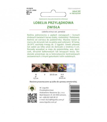 L - LOBELIA ZWISŁA MIX 0,2G