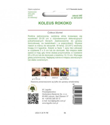 L - KOLEUS ROKOKO MIX 0,02g /9/