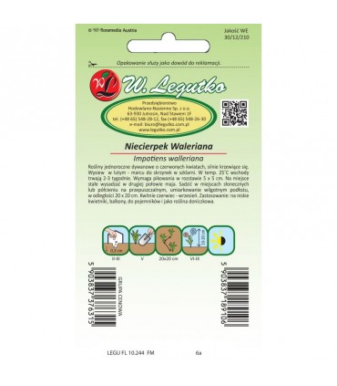 L - NIECIERPEK WALERIANA F2 CZERWONY 0,05g