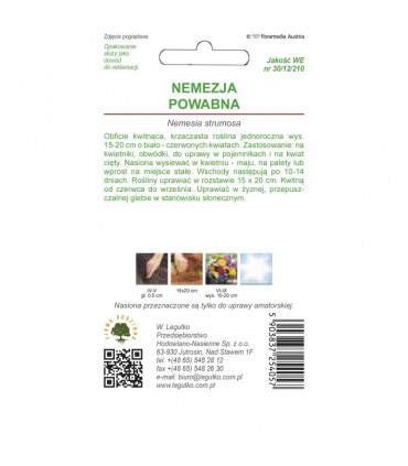 L - NEMEZJA POWABNA BIAŁO-CZERWONA 0,2g/5/
