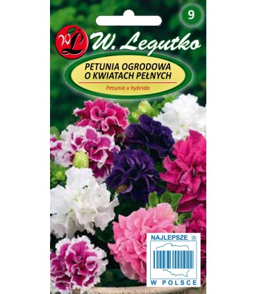 L - PETUNIA KWIATY PEŁNE POLKA F2 MIX. 50 NAS /9/