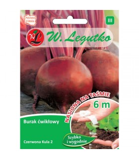 LW - TAŚMA BURAK CZERWONA KULA 2 6M