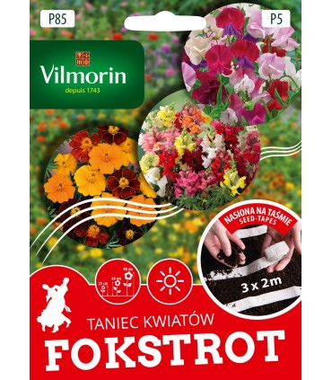 V - TAŚMA TANIEC KWIATÓW FOKSTROT 3x2m (P5)