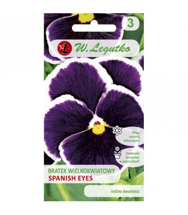 L - BRATEK FIOL/BIAŁ TYP SPANISH EYES 0,3g /2/